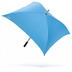 Зонт «Квадрат», голубой с логотипом